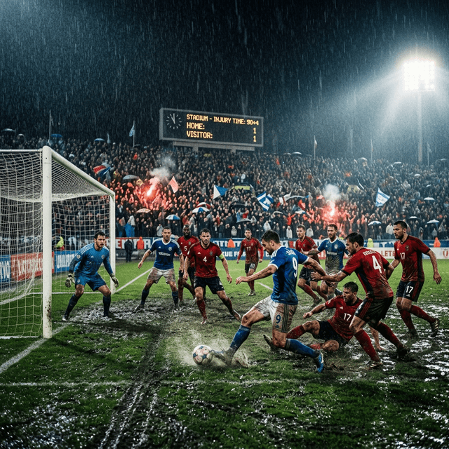 Group A team flags displayed on a World Cup 2026 pitch