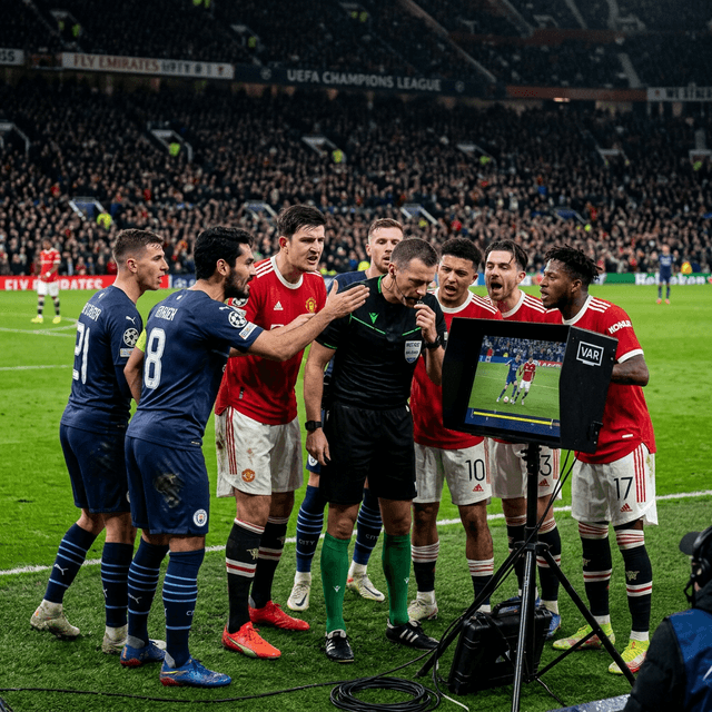 Person looking at a football match on screen with a betting app