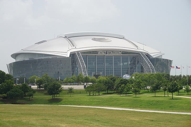 AT&T Stadium in Arlington, TX