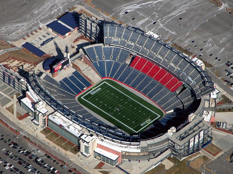 Gillette Stadium in Foxborough, MA
