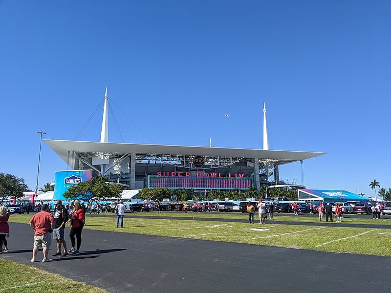 Hard Rock Stadium in Miami Gardens, FL