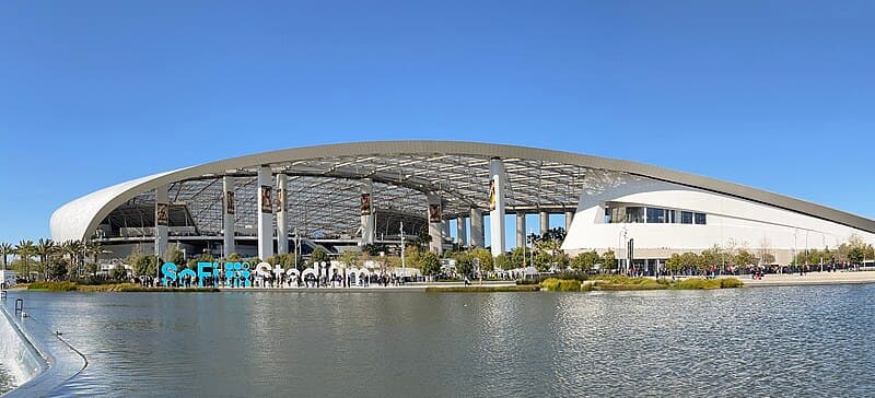 SoFi Stadium in Inglewood, CA